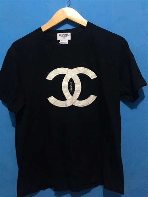 Chanel t shirt etsy